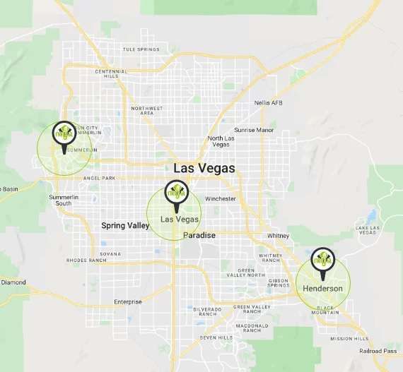 las vegas cleaning services map
