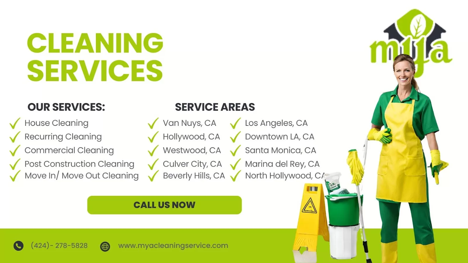Mya Cleaning Services call now